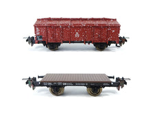 Laden Sie das Bild in den Galerie-Viewer, Trix Express H0 Elektrolokomotive E70 21 + 4 Güterwagen 32238 Holzkoffer - Bastler