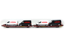 Laden Sie das Bild in den Galerie-Viewer, Märklin H0 Store Wagen 2026 Flachwagen Paar Laads 800B 47432 neu OVP