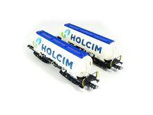 Laden Sie das Bild in den Galerie-Viewer, Roco H0 Güterwagen Silowagen 2 tlg. Holcim 6600233 neu OVP