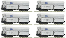 Laden Sie das Bild in den Galerie-Viewer, Roco H0 6-tlg. Set Selbstentladewagen der GATX 6600220 neu OVP