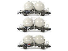 Laden Sie das Bild in den Galerie-Viewer, Märklin H0 Güterwagen Kugelbehälterwagen-Set Uces und Ucs-y 46632 neu OVP