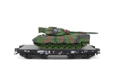 Laden Sie das Bild in den Galerie-Viewer, Märklin H0 Schwerlast-Flachwagen Rlmmps Leo 1A1 48878 neu OVP