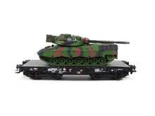 Laden Sie das Bild in den Galerie-Viewer, Märklin H0 Schwerlast-Flachwagen Rlmmps Leo 1A1 48879 neu OVP