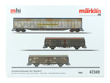 Laden Sie das Bild in den Galerie-Viewer, Märklin H0 Güterwagen Schiebewandwagen Set MHI 47349 neu OVP
