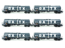 Laden Sie das Bild in den Galerie-Viewer, Märklin H0 Güterwagen 6-tlg. Kesselwagen-Set JET A1 der GATX 47546 neu OVP