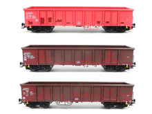 Laden Sie das Bild in den Galerie-Viewer, Märklin H0 Hochbordwagen-Set Bauart Eanos-x 056 bzw. Eanos-x 052 DB AG 47188 neu OVP