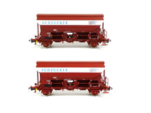 Laden Sie das Bild in den Galerie-Viewer, Roco H0 Güterwagen Set Schwenkdachwagen DB Südzucker 6600124 neu OVP