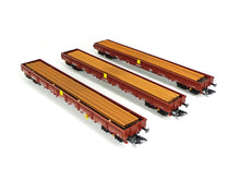 Laden Sie das Bild in den Galerie-Viewer, Märklin H0 Niederbordwagen-Set Res-x DB AG 47162 neu OVP