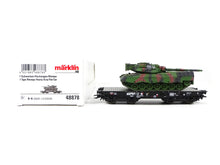 Laden Sie das Bild in den Galerie-Viewer, Märklin H0 Schwerlast-Flachwagen Rlmmps Leo 1A1 48878 neu OVP