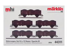 Laden Sie das Bild in den Galerie-Viewer, Märklin H0 Güterwagen-Set Fd-z-72 Ommv DB 44311 neu OVP