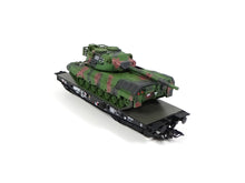 Laden Sie das Bild in den Galerie-Viewer, Märklin H0 Schwerlast-Flachwagen Rlmmps Leo 1A1 48878 neu OVP
