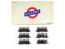 Laden Sie das Bild in den Galerie-Viewer, Liliput H0e Schmalspur Steyrtalbahn 5 Personen- und 1 Güterwagen 734 OVP