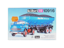 Laden Sie das Bild in den Galerie-Viewer, Kibri H0 Bausatz MB Rundhauber LS 1924 mit Kohlenkuli 10916 OVP