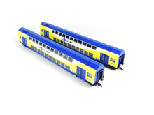 Laden Sie das Bild in den Galerie-Viewer, Roco H0 Doppelstockwagen Set beleuchtet metronom 2 tlg 6200106 neu OVP