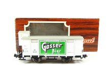 Laden Sie das Bild in den Galerie-Viewer, Liliput H0 Güterwagen mit Bremserhaus Gösser Bier BBÖ 215 11 OVP
