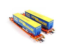 Laden Sie das Bild in den Galerie-Viewer, Roco H0 2 tlg Set Taschenwagen T5 Wascosa 6600064 neu OVP