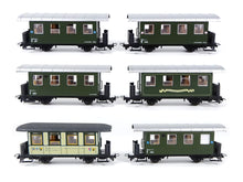 Laden Sie das Bild in den Galerie-Viewer, Liliput H0e Schmalspur 6tlg. Personenwagenset Waldviertelbahn 736 OVP