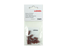 Laden Sie das Bild in den Galerie-Viewer, Modellbahn Stecker Set 30 Stück braun, Märklin 71411 neu, OVP