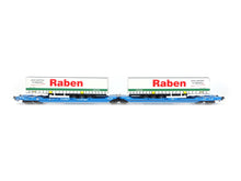 Laden Sie das Bild in den Galerie-Viewer, Roco H0 Doppeltaschen-Gelenkwagen Gattung Sdggmrs 738/T3000e VTG 6600117 neu OVP