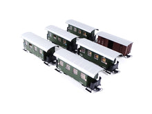 Laden Sie das Bild in den Galerie-Viewer, Liliput H0e Schmalspur Steyrtalbahn 5 Personen- und 1 Güterwagen 734 OVP