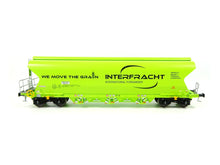 Laden Sie das Bild in den Galerie-Viewer, NME H0 Getreidewagen INTERFRACHT neongrün Tagnpps 515619 neu OVP