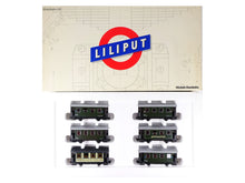 Laden Sie das Bild in den Galerie-Viewer, Liliput H0e Schmalspur 6tlg. Personenwagenset Waldviertelbahn 736 OVP