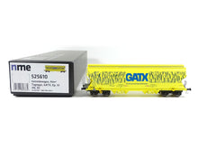 Laden Sie das Bild in den Galerie-Viewer, NME H0 Getreidewagen Tagnpps 95m³ GATX neongrün mit Getreideähren 525610 DC neu OVP