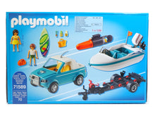 Laden Sie das Bild in den Galerie-Viewer, PLAYMOBIL® Summer Fun Surfer- Pickup mit Speedboat 71589