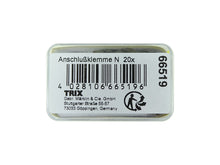 Laden Sie das Bild in den Galerie-Viewer, N-Gleis Anschlussklemme 1-polig, 20 Stück, Minitrix N 66519 neu OVP