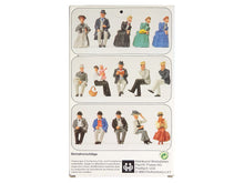 Laden Sie das Bild in den Galerie-Viewer, Preiser 1:32 Lokführer, Heizer und Reisende um 1900 13 Figuren 33032 / 63032 OVP