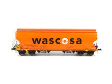 Laden Sie das Bild in den Galerie-Viewer, NME H0 Getreidewagen Tagnpps 95m³ WASCOSA Zugschlussbel. DE 509690 DC neu OVP
