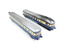 Laden Sie das Bild in den Galerie-Viewer, Piko H0 2-tlg Set Triebwagen Blauer Blitz BR 5045/5145 95103 OVP - Bastler