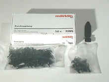 Laden Sie das Bild in den Galerie-Viewer, Ersatzteil Lokomotiven Wagen 50 x Kurzkupplungen, Märklin H0 7205 neu