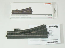 Laden Sie das Bild in den Galerie-Viewer, C–Gleis Weiche links , Märklin H0 24611, neu, OVP