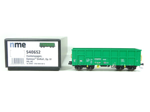 Kastenwagen Offener Güterwagen Eamnos On Rail, grün, NME H0 540652 AC neu OVP