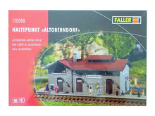 Laden Sie das Bild in den Galerie-Viewer, Modellbahn Bausatz Haltepunkt Altoberndorf, Faller H0 110088 neu OVP