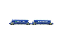 Laden Sie das Bild in den Galerie-Viewer, Fleischmann N 849004, 2-tlg. Set: Staubsilowagen, ENVILOC, neu, OVP