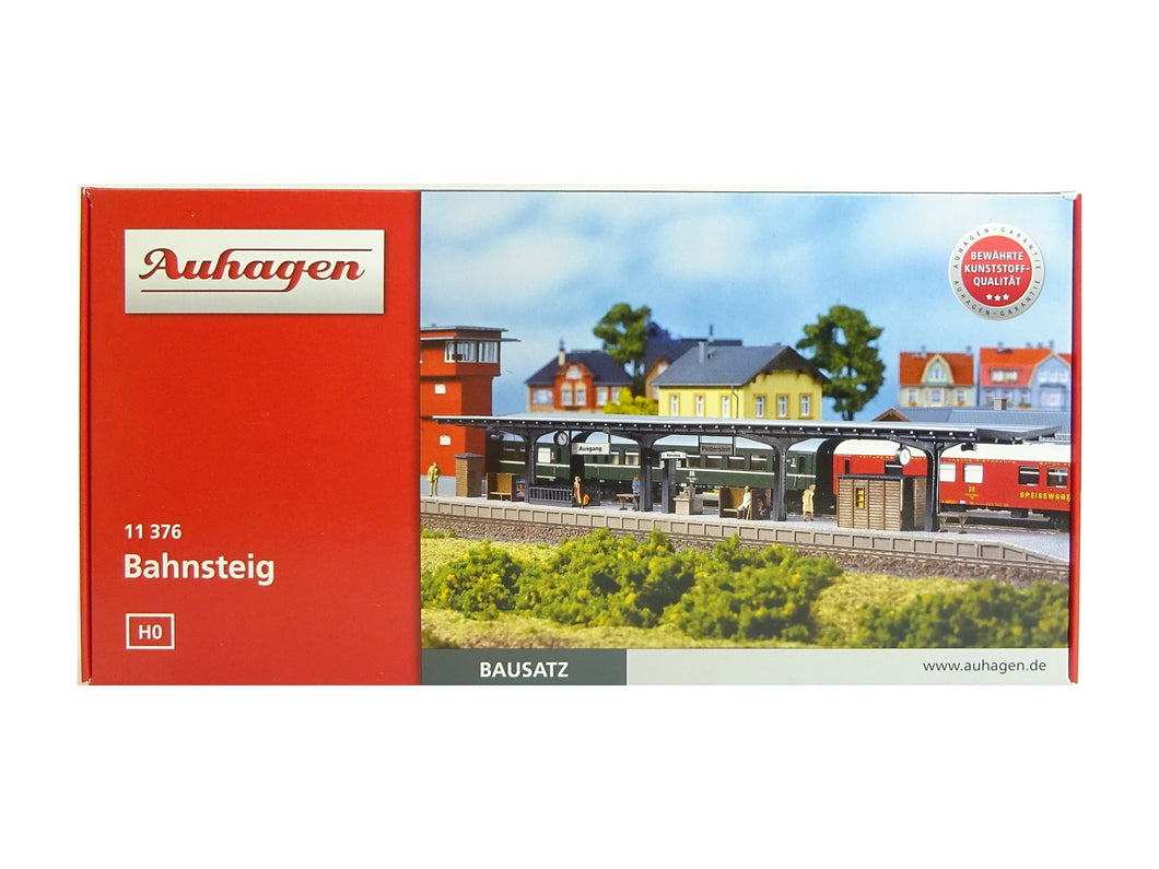 Modellbau Bausatz Bahnsteig, Auhagen H0 11376 neu
