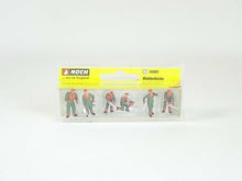 Laden Sie das Bild in den Galerie-Viewer, Modellbau Figuren 6 Waldarbeiter, Noch H0 15061 neu, OVP
