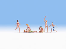 Laden Sie das Bild in den Galerie-Viewer, Modellbahn Figuren Badende 6 Figuren, Noch H0 15842 neu, OVP