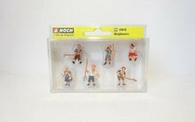 Laden Sie das Bild in den Galerie-Viewer, Modellbahn Figuren Bergbauern, 6 Stück, handbemalt, Noch H0 15618 neu, OVP