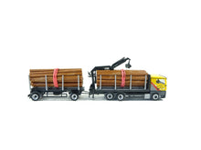 Laden Sie das Bild in den Galerie-Viewer, Herpa H0 311489, MAN TGX XL Euro6c Holztransporterhängerzug "Mengel Holztransporte", neu, OVP