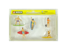 Laden Sie das Bild in den Galerie-Viewer, Modellbahn Figuren Surfer, Noch H0 15853 neu OVP