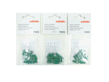 Laden Sie das Bild in den Galerie-Viewer, Modellbahn Stecker grün 30 Stück, Märklin 71413 neu, OVP