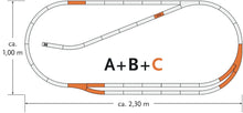 Laden Sie das Bild in den Galerie-Viewer, Gleisset geoLine Gleis Set C, Roco H0 61102 neu, OVP