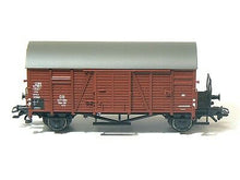 Laden Sie das Bild in den Galerie-Viewer, Märklin H0 aus 29721, gedeckter Güterwagen Gms 30 Oppeln, DB, braun, neu