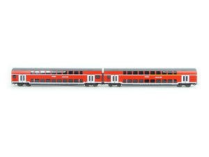 Doppelstockwagen-Set 1/2.+ 2. Klasse DB, aus Märklin H0 29479 neu neu