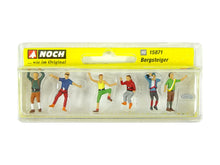 Laden Sie das Bild in den Galerie-Viewer, Modellbahn Figuren Bergsteiger, Noch H0 15871 neu, OVP