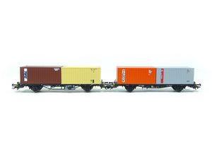 Container Tragwagen Set DB, mhi Märklin H0 47680 neu OVP