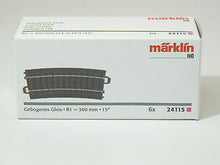 Laden Sie das Bild in den Galerie-Viewer, C-Gleis Gleise R1 gebogen x 6, Märklin H0 24115 neu OVP